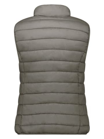 Doorgestikte bodywarmer "Vatikolor" kaki