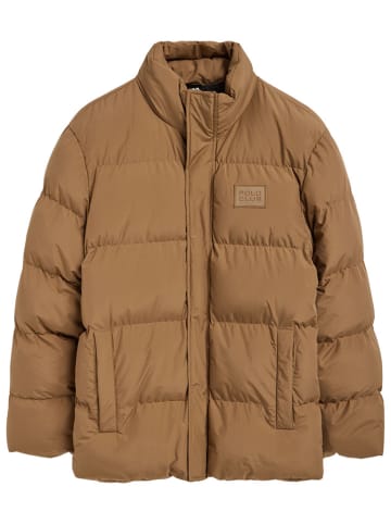 Winterjas camel