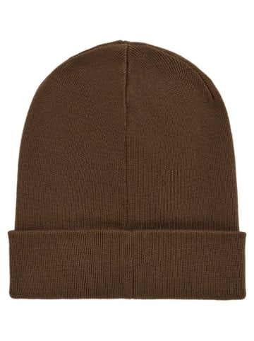 Czapka beanie w kolorze brązowym