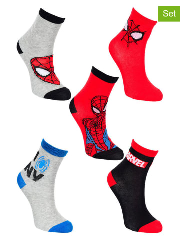 Skarpety (5 par) "Spider-Man" ze wzorem
