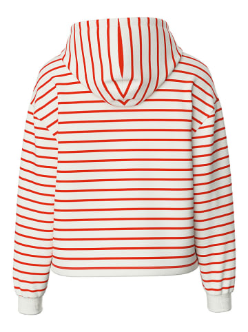 Hoodie "Chilli" in Creme/ Rot