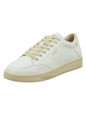 Leder-Sneakers "Prepus" in Weiß/ Beige