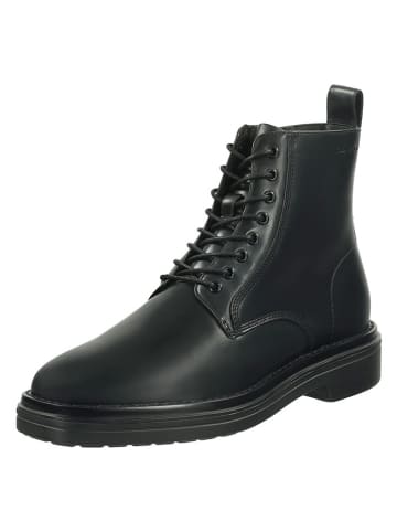 Leder-Boots "Boggar" in Schwarz