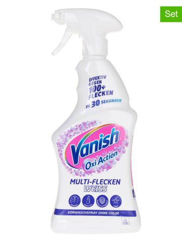 12er-Set: Fleckenentferner ''Vanish Oxi Action Multi Textil Weiß'', je 750 ml