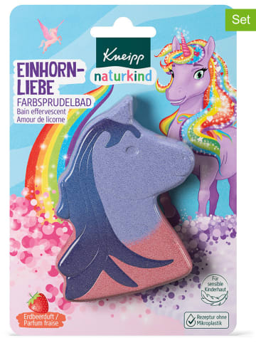 6er-Set: Farbsprudelbad "Naturkind Einhornliebe"
