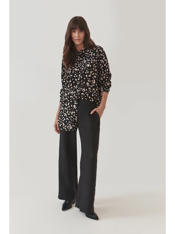 Blouse zwart/wit