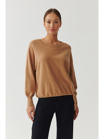 Sweter w kolorze jasnobrązowym