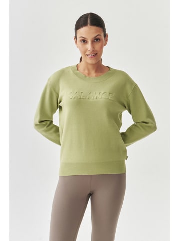 Sweatshirt in Hellgrün