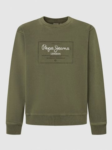 Sweatshirt "Simon" in Khaki