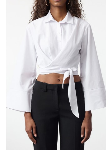 Bluse in Weiß