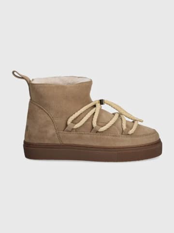 Botki zimowe "Classic Sneaker Low" w kolorze beżowym