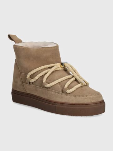 Botki zimowe "Classic Sneaker Low" w kolorze beżowym