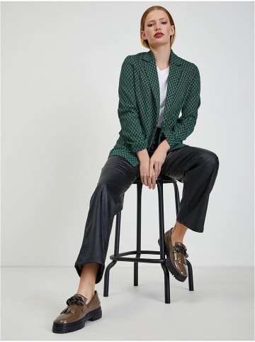 Blazer groen/zwart/wit