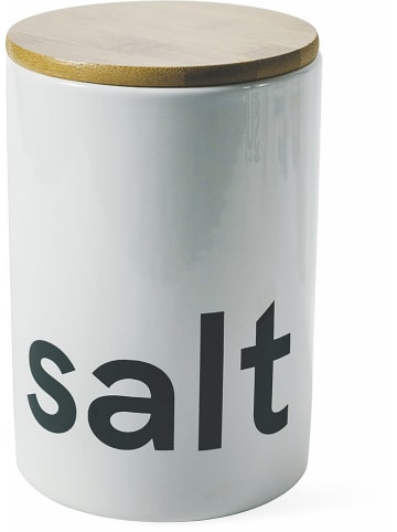 Vorratsdose "Salt" in Weiß - 750 ml
