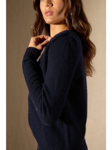 Kasjmieren trui "Devezas" donkerblauw