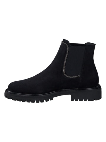 Leder-Chelsea-Boots in Schwarz