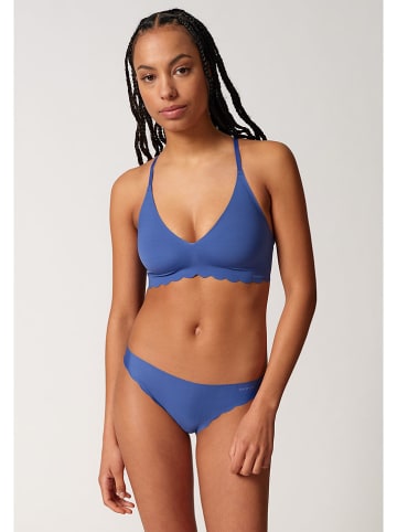 Beugelloze beha blauw