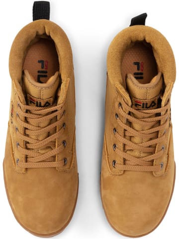 Leder-Boots "Grunge II mid" in Hellbraun