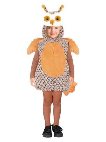 Kostium "Owl" w kolorze pomarańczowo-szarym