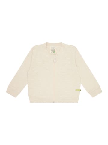 Sweatjacke in Beige