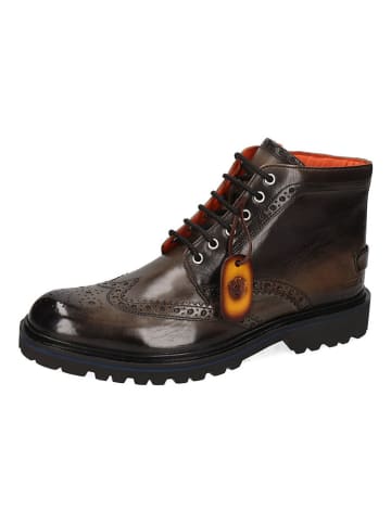 Leder-Boots "Pierce 21" in Braun/ Khaki