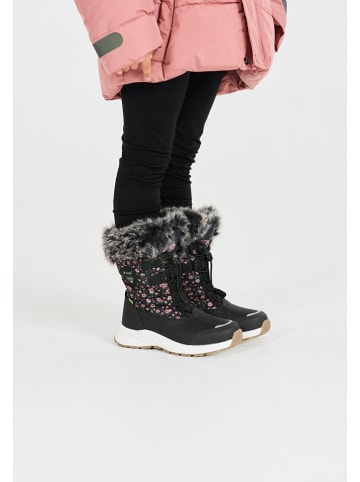 Boots "Wesend" in Schwarz/ Pink