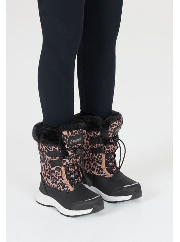 Boots "Wesend" in Schwarz/ Hellbraun