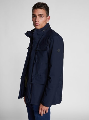 Parka w kolorze granatowym