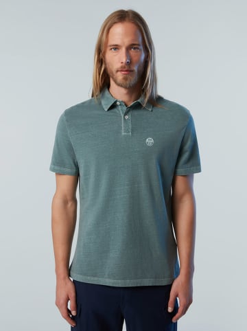 Poloshirt in Petrol