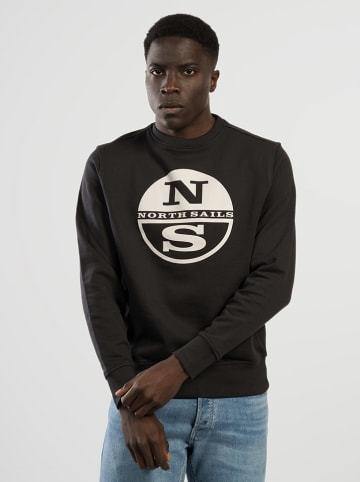 Sweatshirt in Schwarz