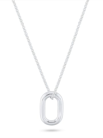 Zilveren ketting met hanger - (L)40 cm