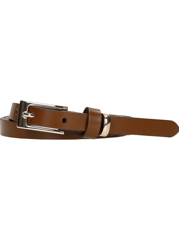 Leder-Gürtel in Hellbraun