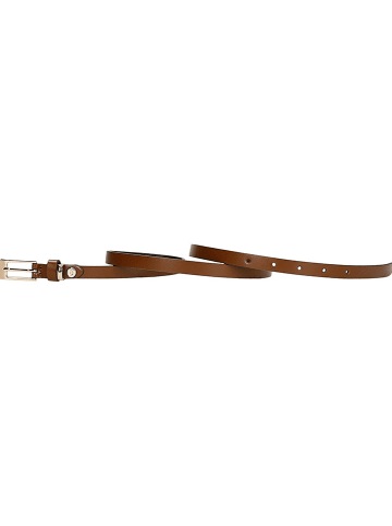 Leder-Gürtel in Hellbraun