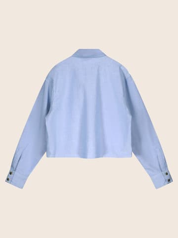 Hemdjacke in Hellblau