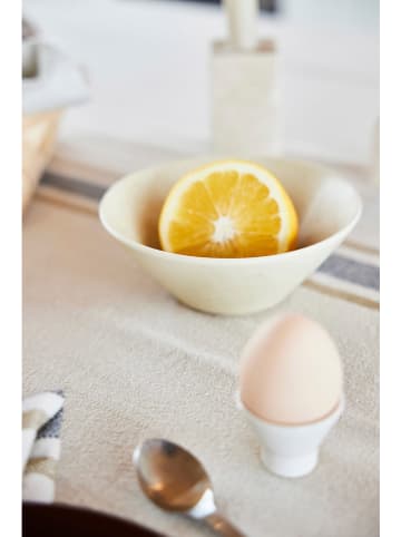 2er-Set: Eierbecher "Yuka" in Beige - (H)4 x Ø5 cm