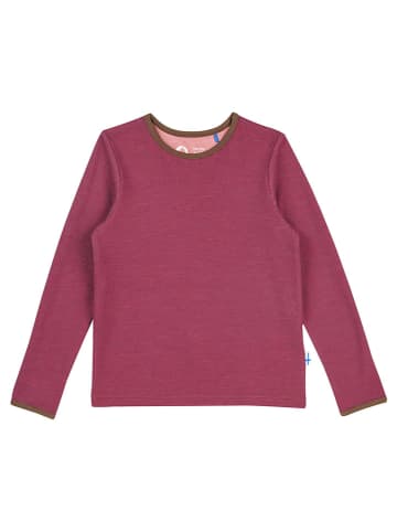 Koszulka "Taamo Wool" w kolorze czerwonym