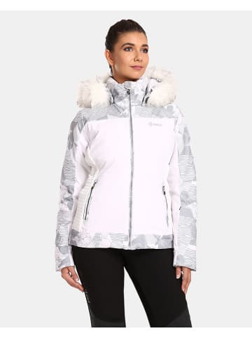 Ski-/snowboardjas "Lena" lichtroze/grijs/wit