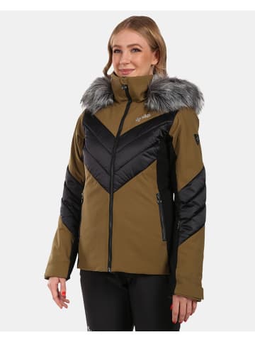 Ski-/ Snowboardjacke "Lin" in Hellbraun/ Schwarz