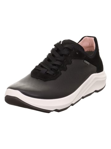 Leder-Sneakers "Bliss" in Schwarz