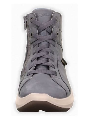 Leren boots grijs