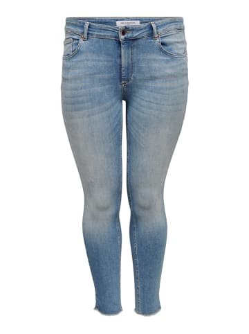 Dżinsy - Skinny fit - w kolorze błękitnym