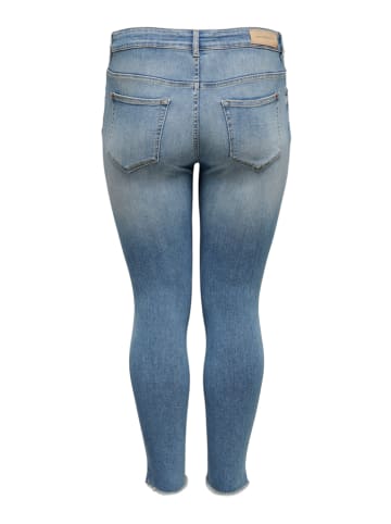 Dżinsy - Skinny fit - w kolorze błękitnym