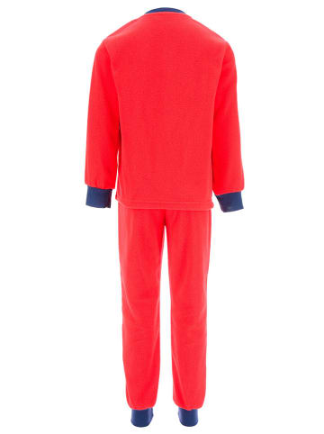 Fleece pyjama "Sonic modern" blauw/rood
