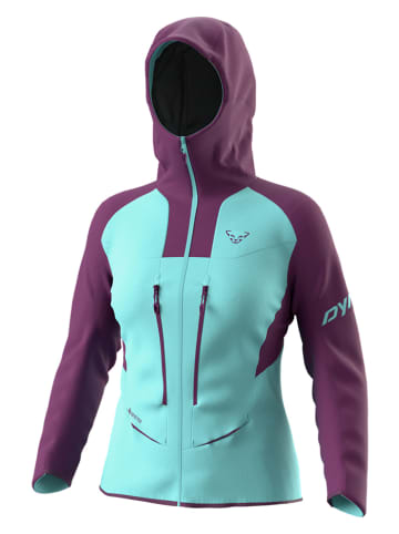 Functionele jas "TLT" turquoise/donkerblauw