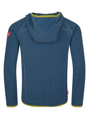 Fleecejacke "Sandefjord" in Blau/ Khaki