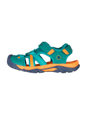 Półsandały "Stavanger Sandal XT" w kolorze niebiesko-pomarańczowo-zielonym