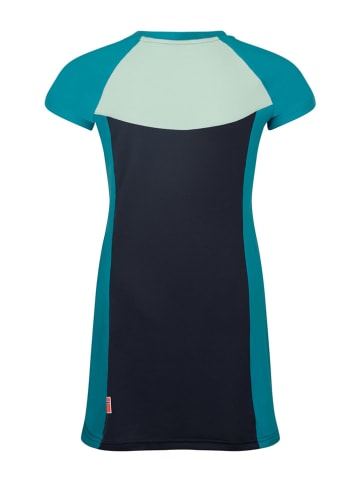 Jurk "Senja" blauw/zwart
