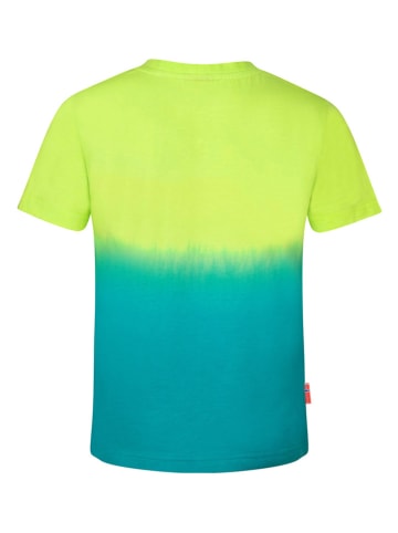 Funktionsshirt "Yttersand" in Blau/ Gelb