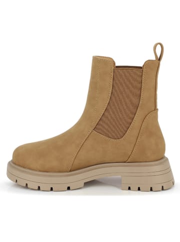 Chelsea-Boots "Lise" in Hellbraun