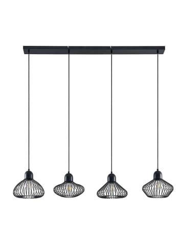 Lampa wisząca "Raelyn" w kolorze czarnym - wys. 150 x Ø 25 cm